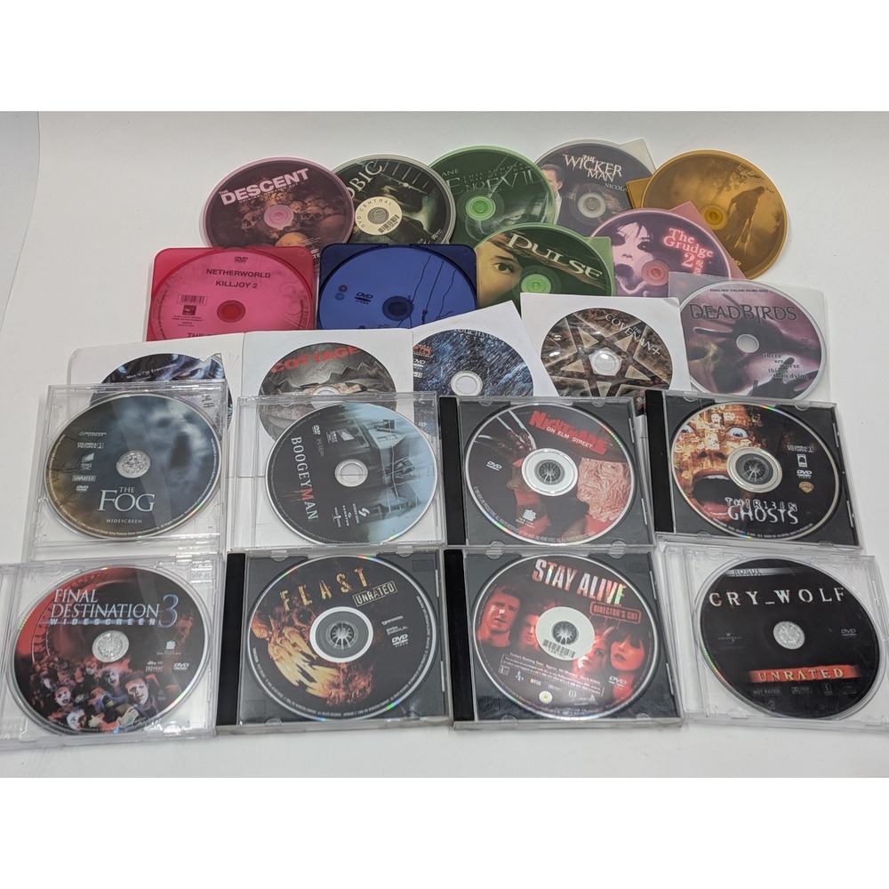Horror DVD Collection Lot of 36 The Grudge Land of the Dead Final Destination